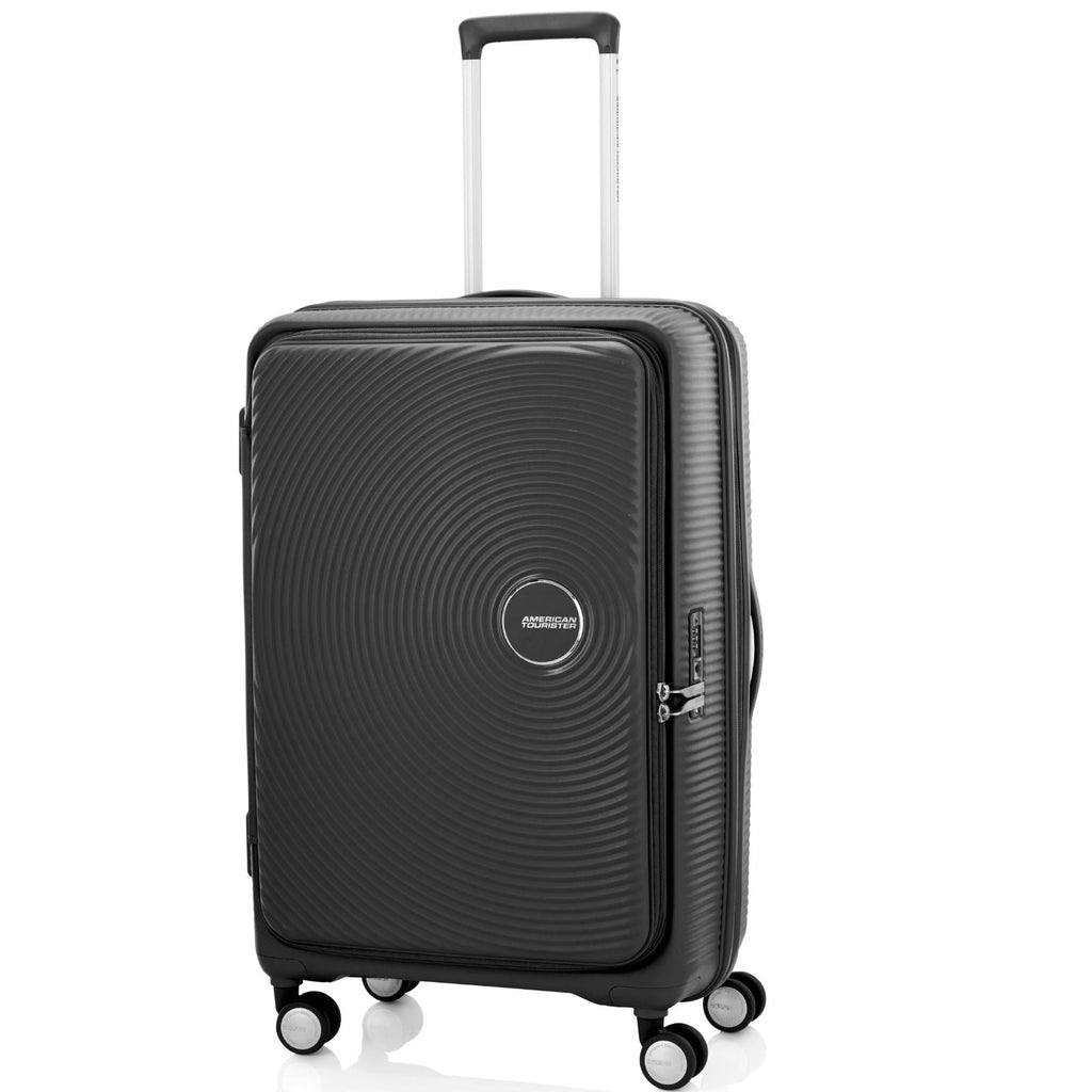 American Tourister Curio Book Opening Hardside 3-Piece Spinner Luggage Set - Black
