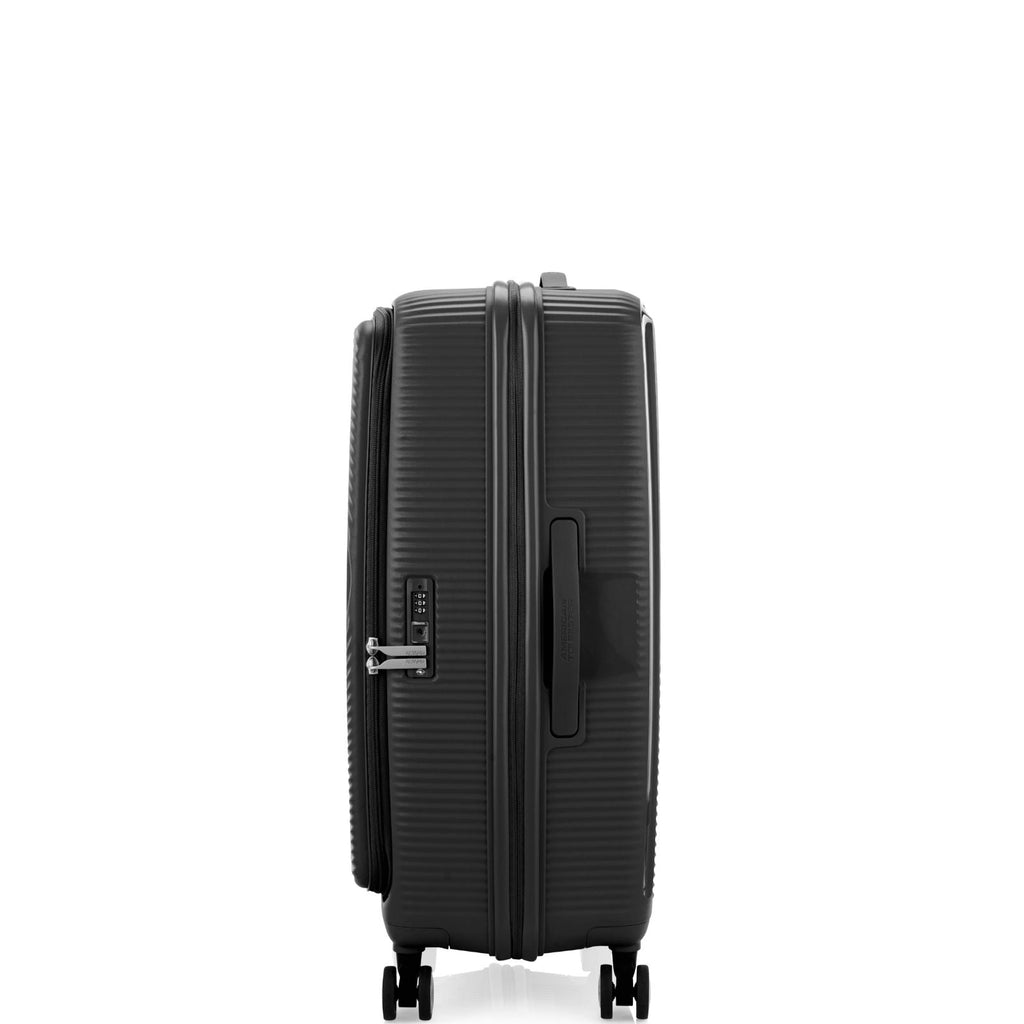 American Tourister Curio Book Opening Hardside 3-Piece Spinner Luggage Set - Black