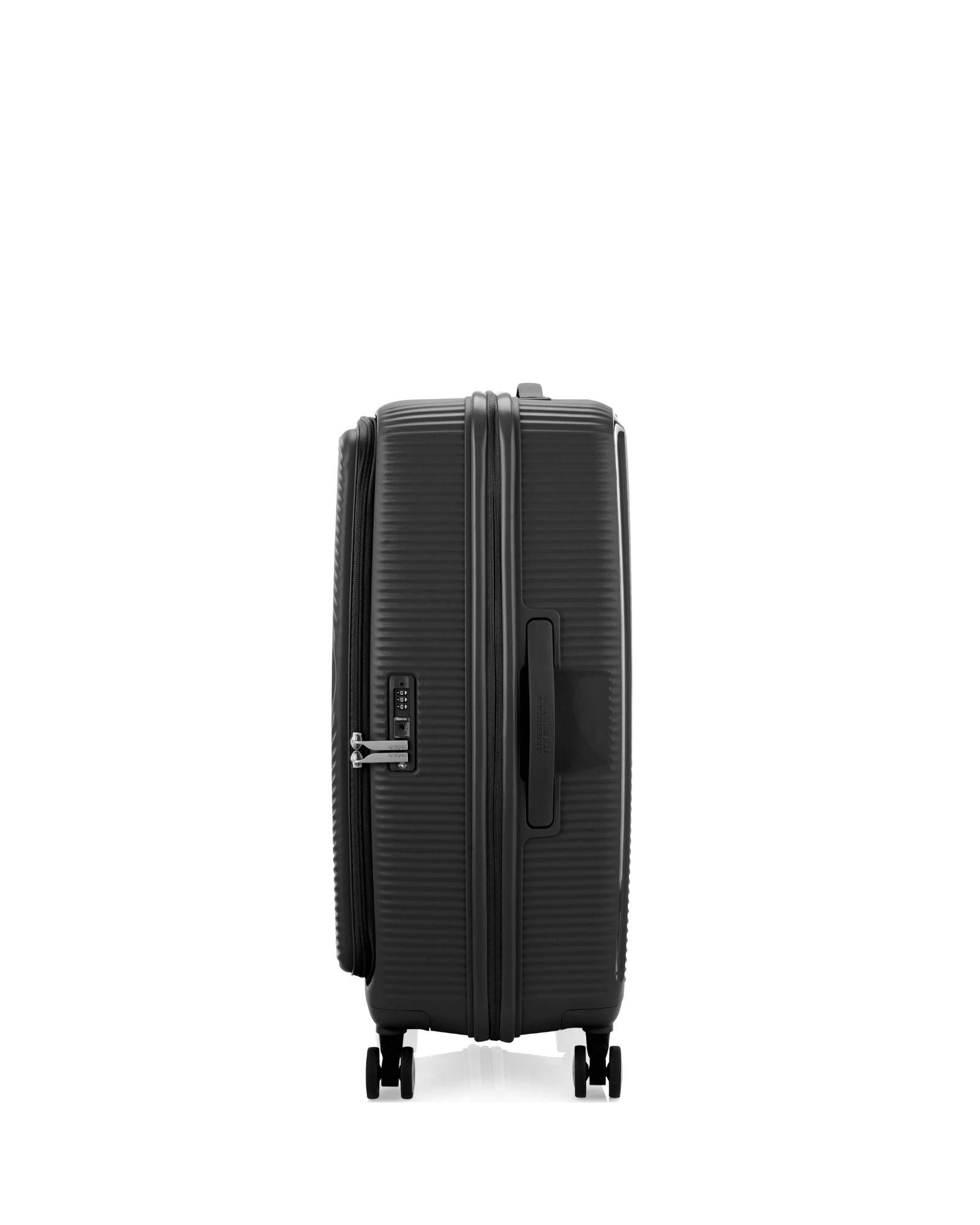 American Tourister Curio Book Opening Hardside Large Spinner Suitcase - 75cm - Black Image 5