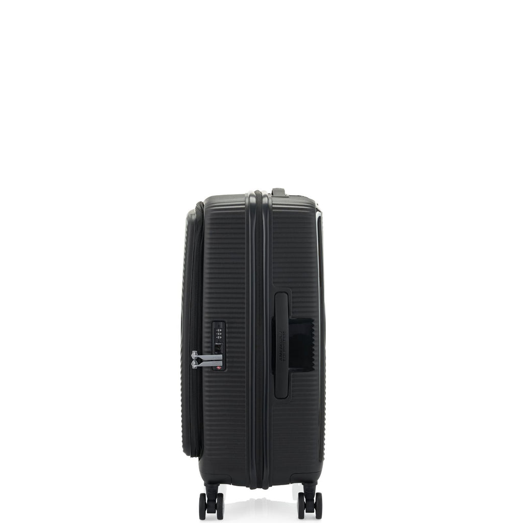 American Tourister Curio Book Opening Hardside Medium Spinner Suitcase - 68cm - Black