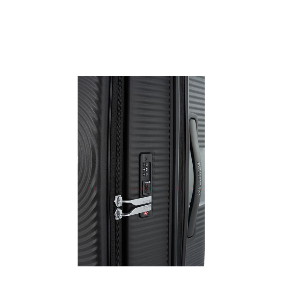 American Tourister Curio Book Opening Hardside 3-Piece Spinner Luggage Set - Black