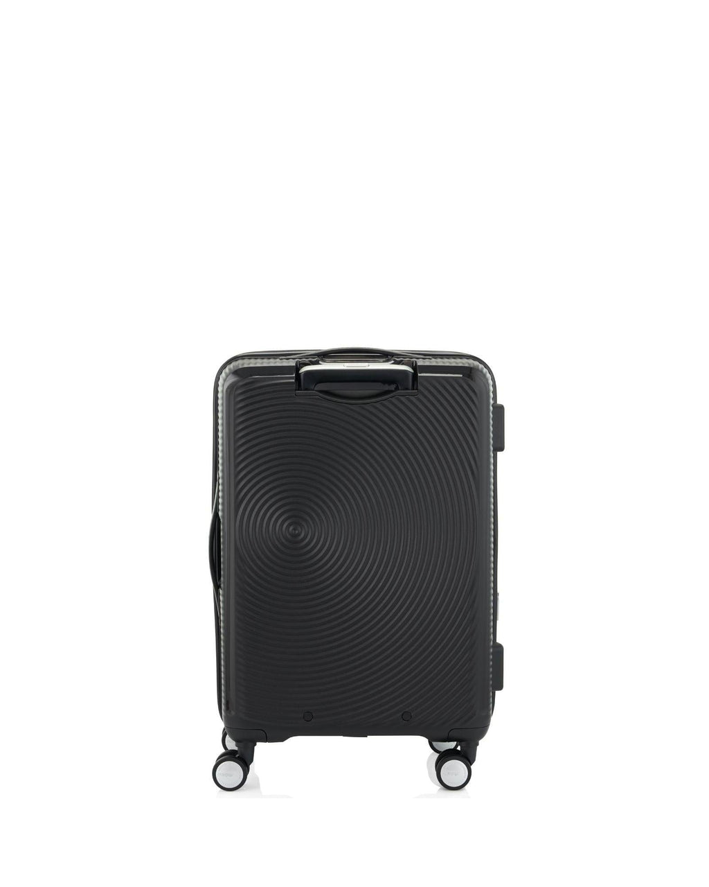 American Tourister Curio Book Opening Hardside Medium Spinner Suitcase - 68cm - Black Back Image 4