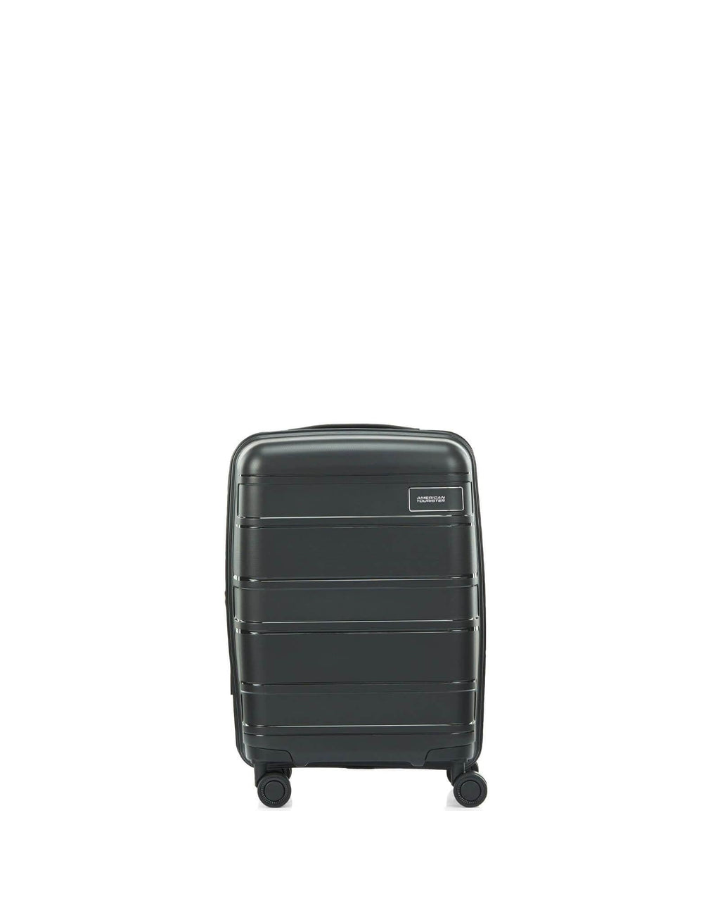 American Tourister Light Max Hardside Carry-On Spinner Suitcase - 55cm - Black Front Image 2