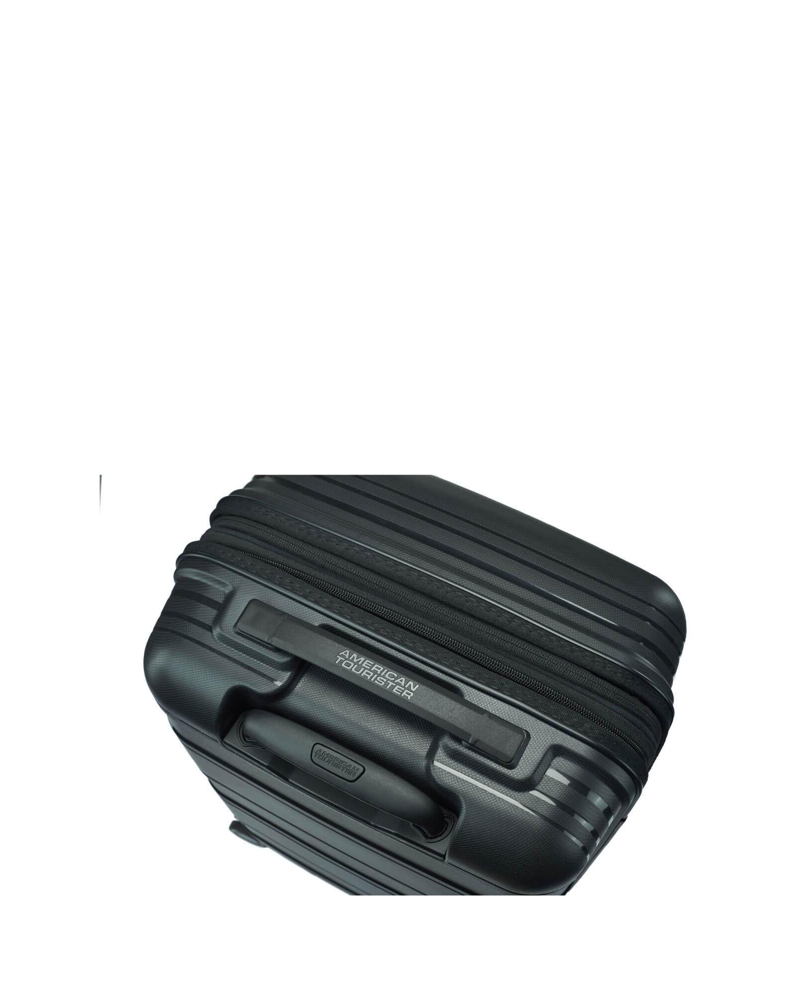 American Tourister Light Max Hardside Carry-On Spinner Suitcase - 55cm - Black Image 6