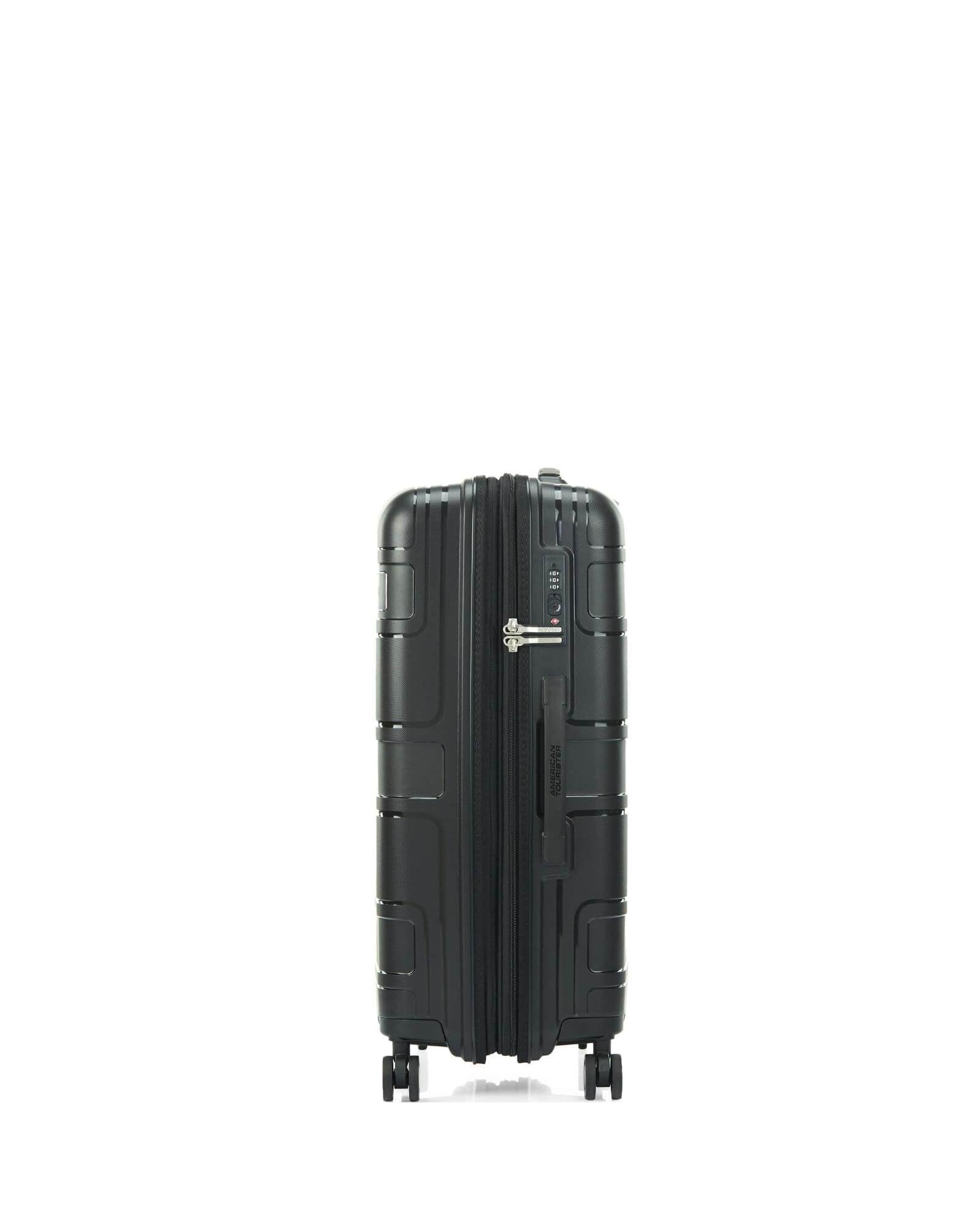 American Tourister Light Max Hardside Medium Spinner Suitcase - 69cm - Black Image 4
