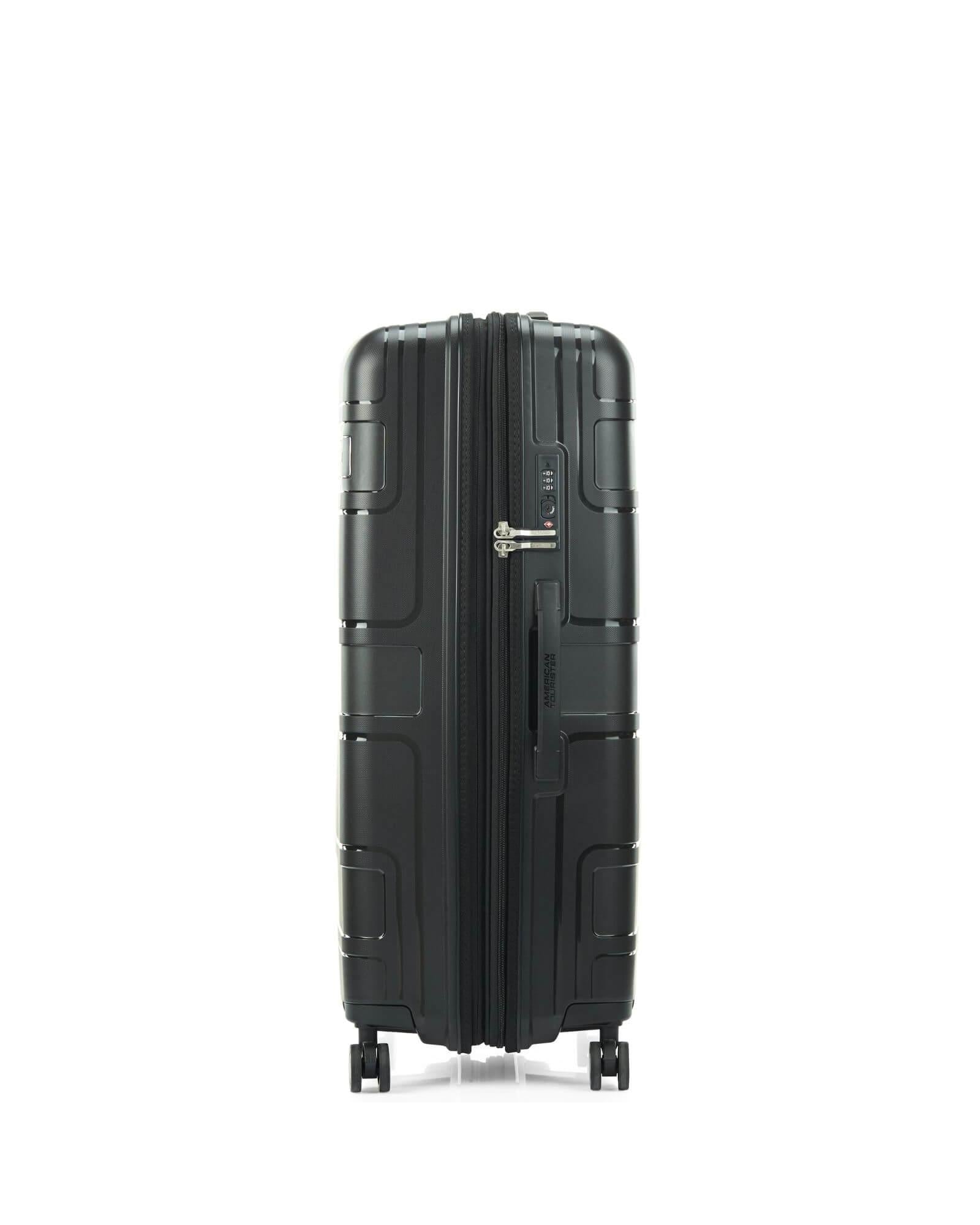 American Tourister Light Max Hardside 3-Piece Spinner Luggage Set - Black