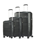 American Tourister Light Max Hardside 3-Piece Spinner Luggage Set - Black