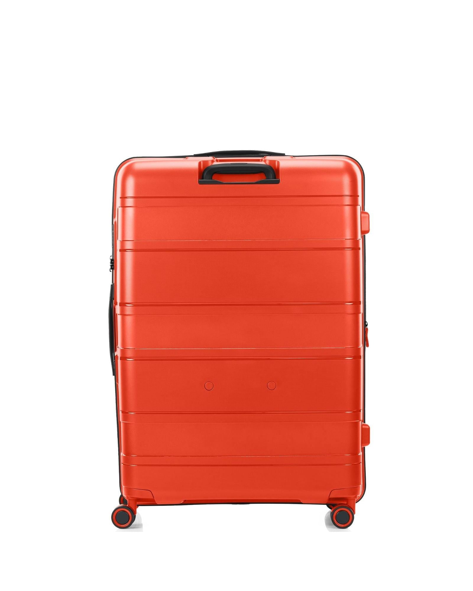 American Tourister Light Max Hardside Large Spinner Suitcase - 82cm - Flame Orange Back Image 4