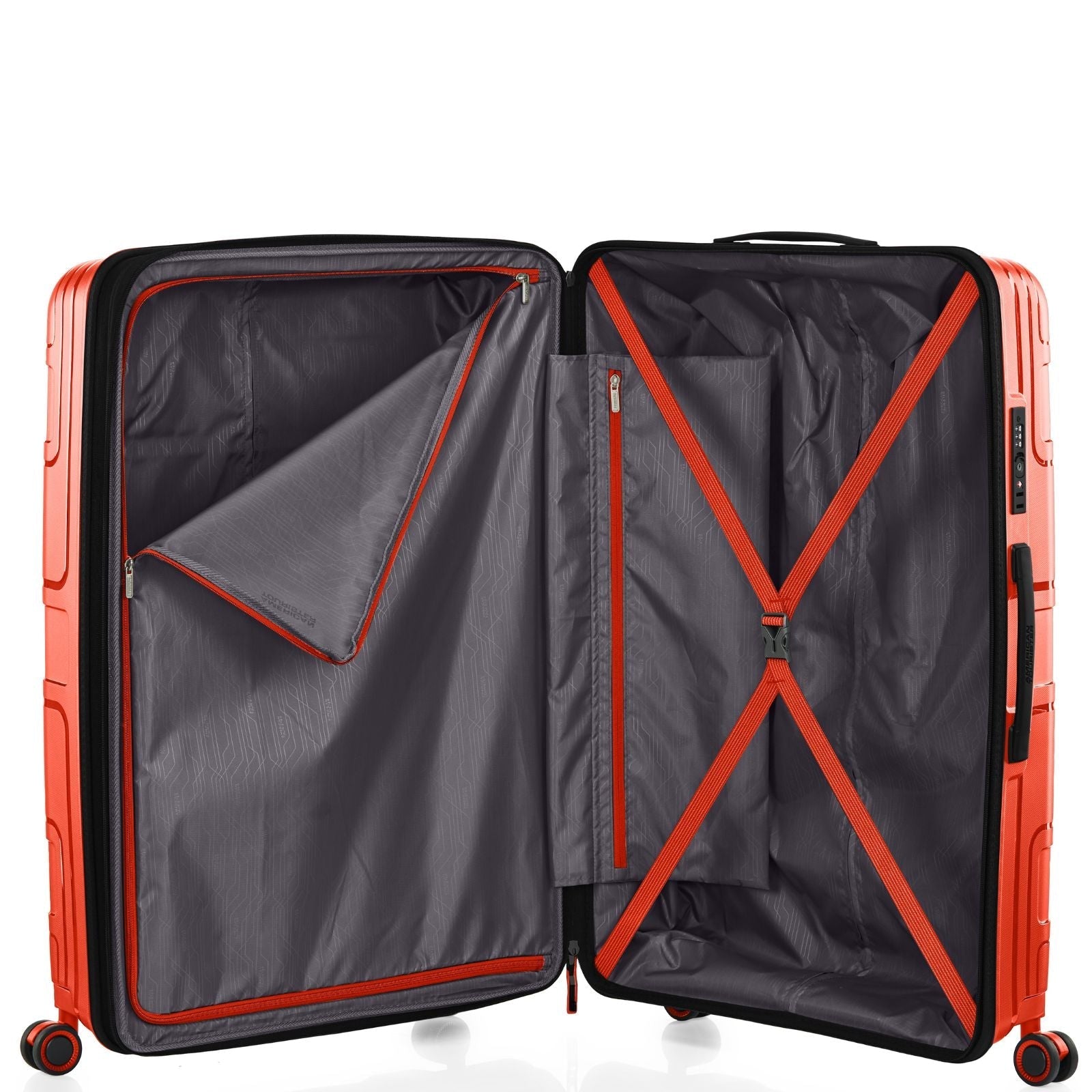 American Tourister Light Max Hardside 3-Piece Spinner Luggage Set - Flame Orange