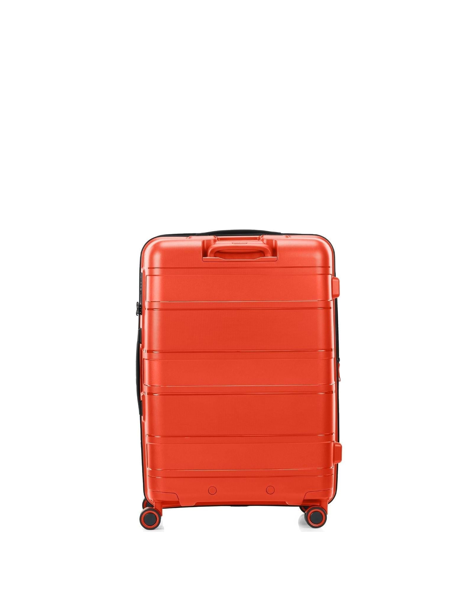 American Tourister Light Max Hardside Medium Spinner Suitcase - 69cm - Flame Orange Back Image 4