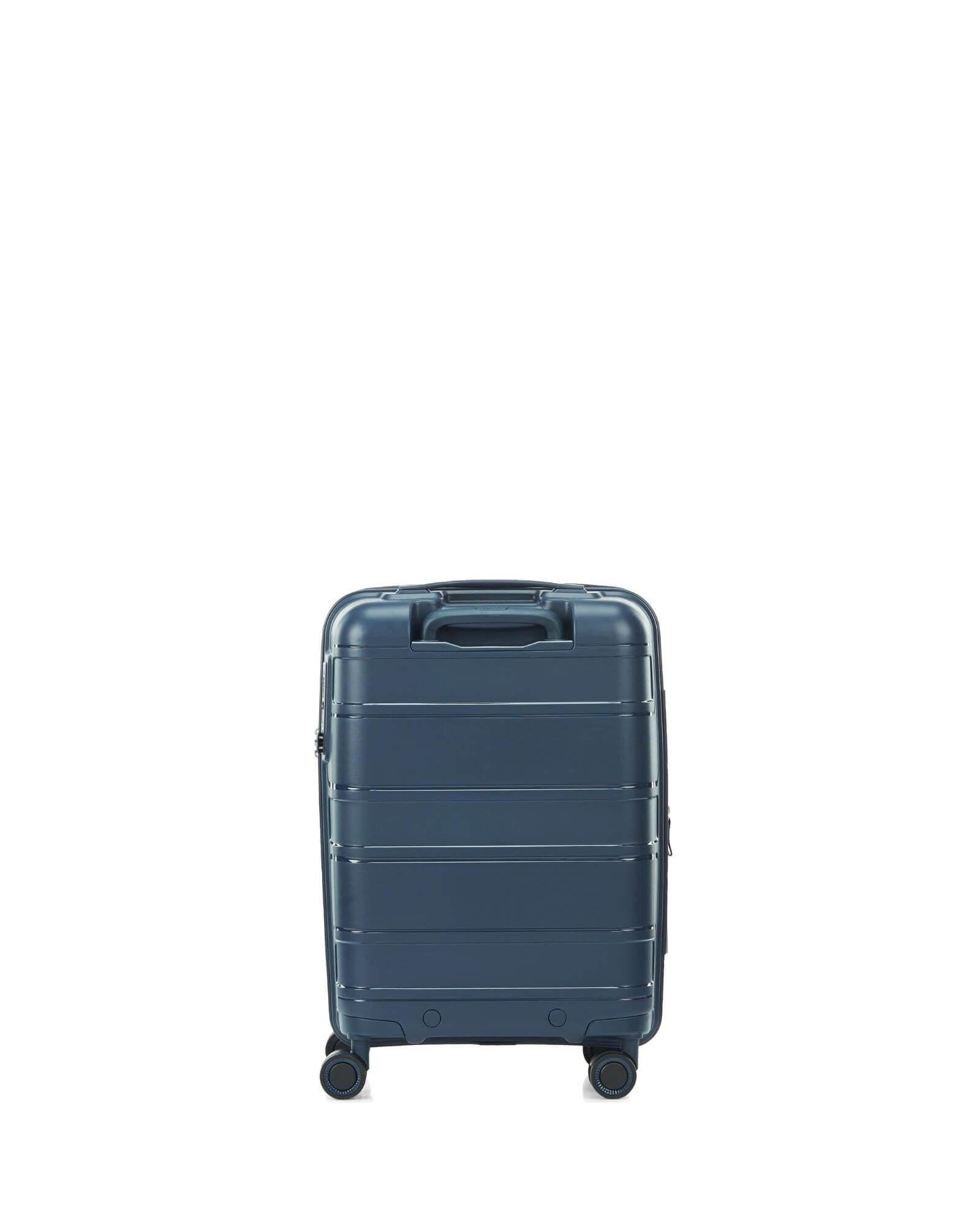 American Tourister Light Max Hardside Carry-On Spinner Suitcase - 55cm - Navy Back Image 3