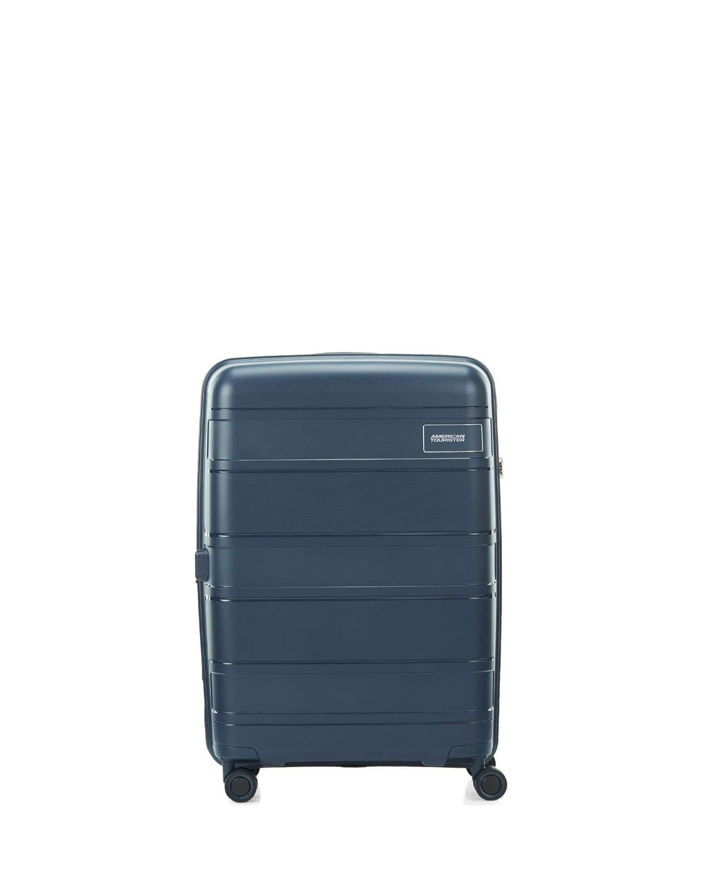 American Tourister Light Max Hardside Medium Spinner Suitcase - 69cm - Navy Front Image 2