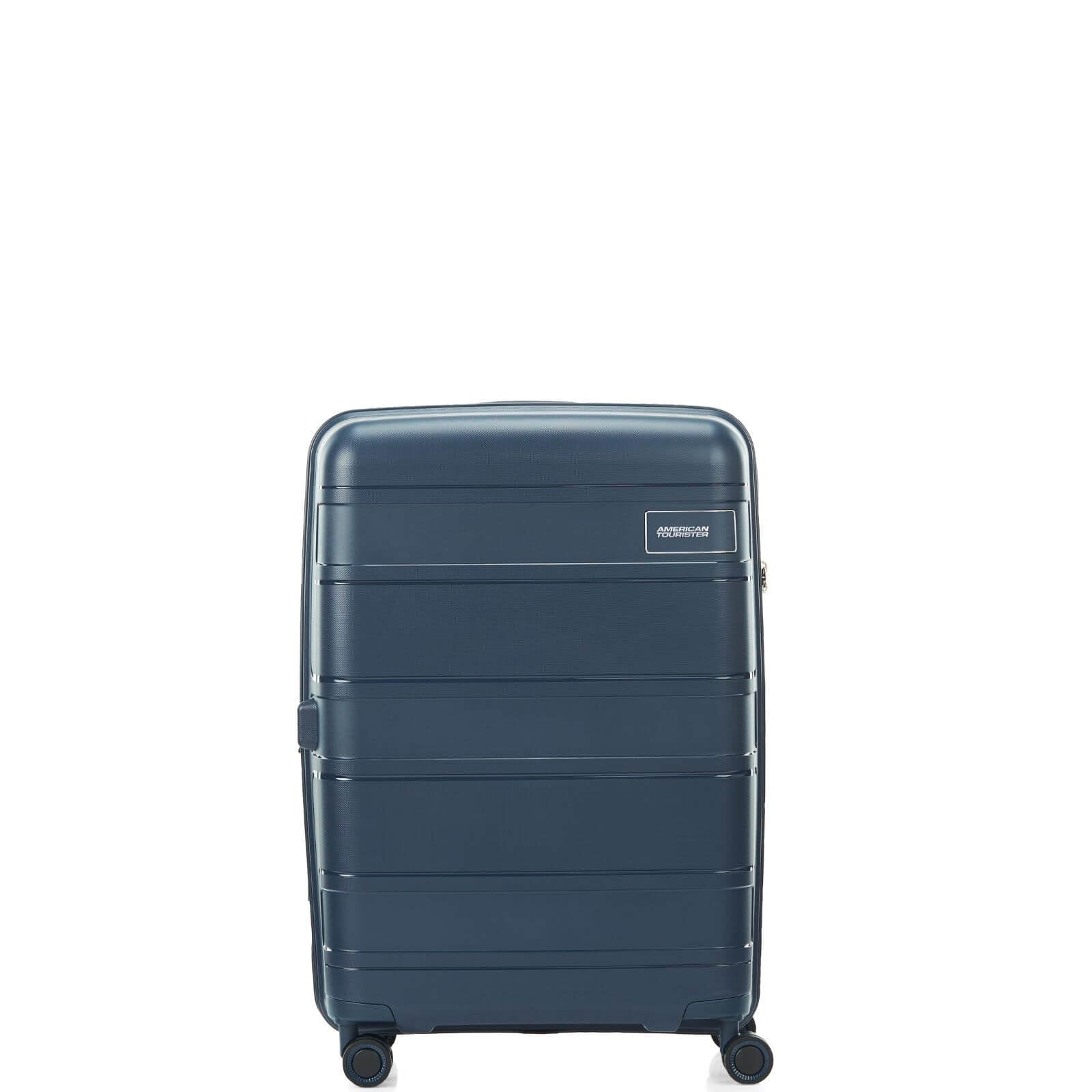 American Tourister Light Max Hardside Medium Spinner Suitcase - 69cm - Navy