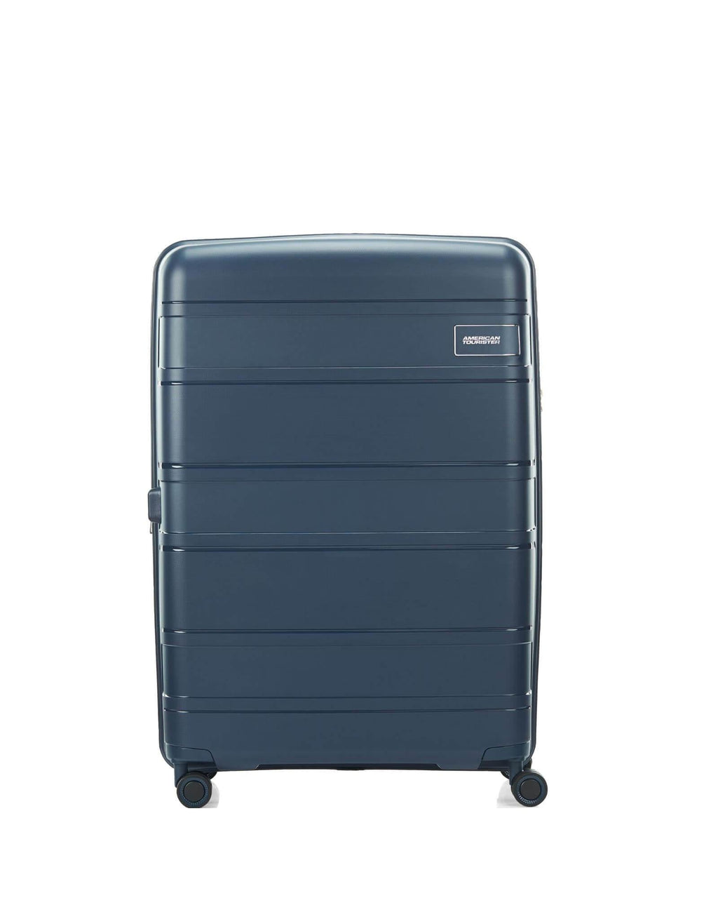 American Tourister Light Max Hardside Large Spinner Suitcase - 82cm - Navy Front Image 2