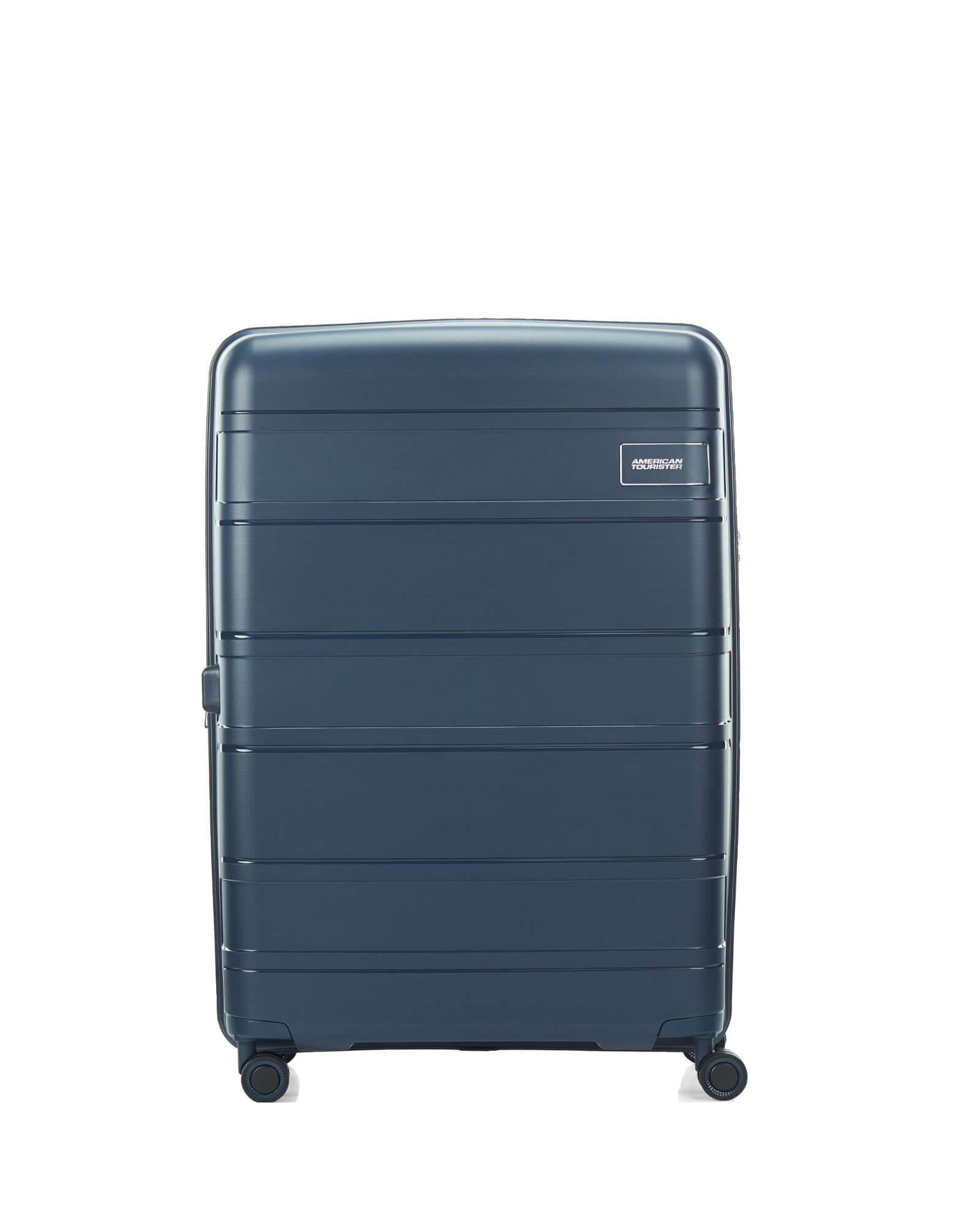 American Tourister Light Max Hardside 3-Piece Spinner Luggage Set - Navy