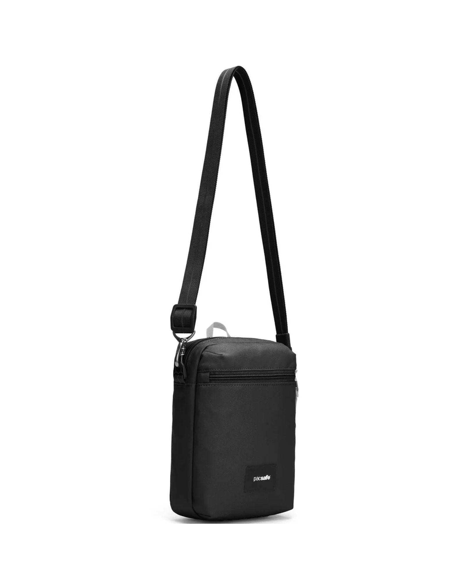 Pacsafe GO Anti-Theft Festival Crossbody Bag - 4.5L - Jet Black Front Left Image 4