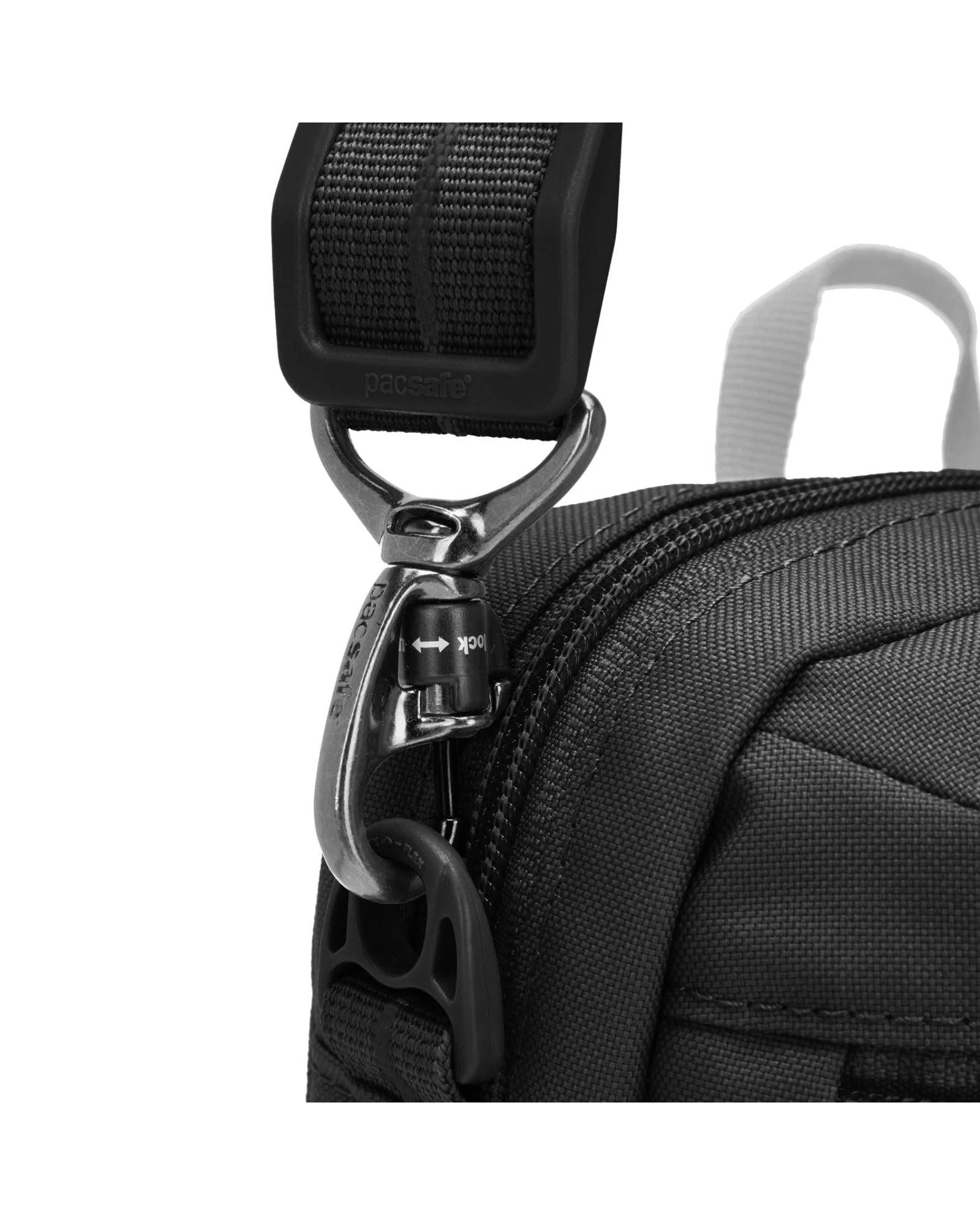 Pacsafe GO Anti-Theft Festival Crossbody Bag - 4.5L - Jet Black Image 8