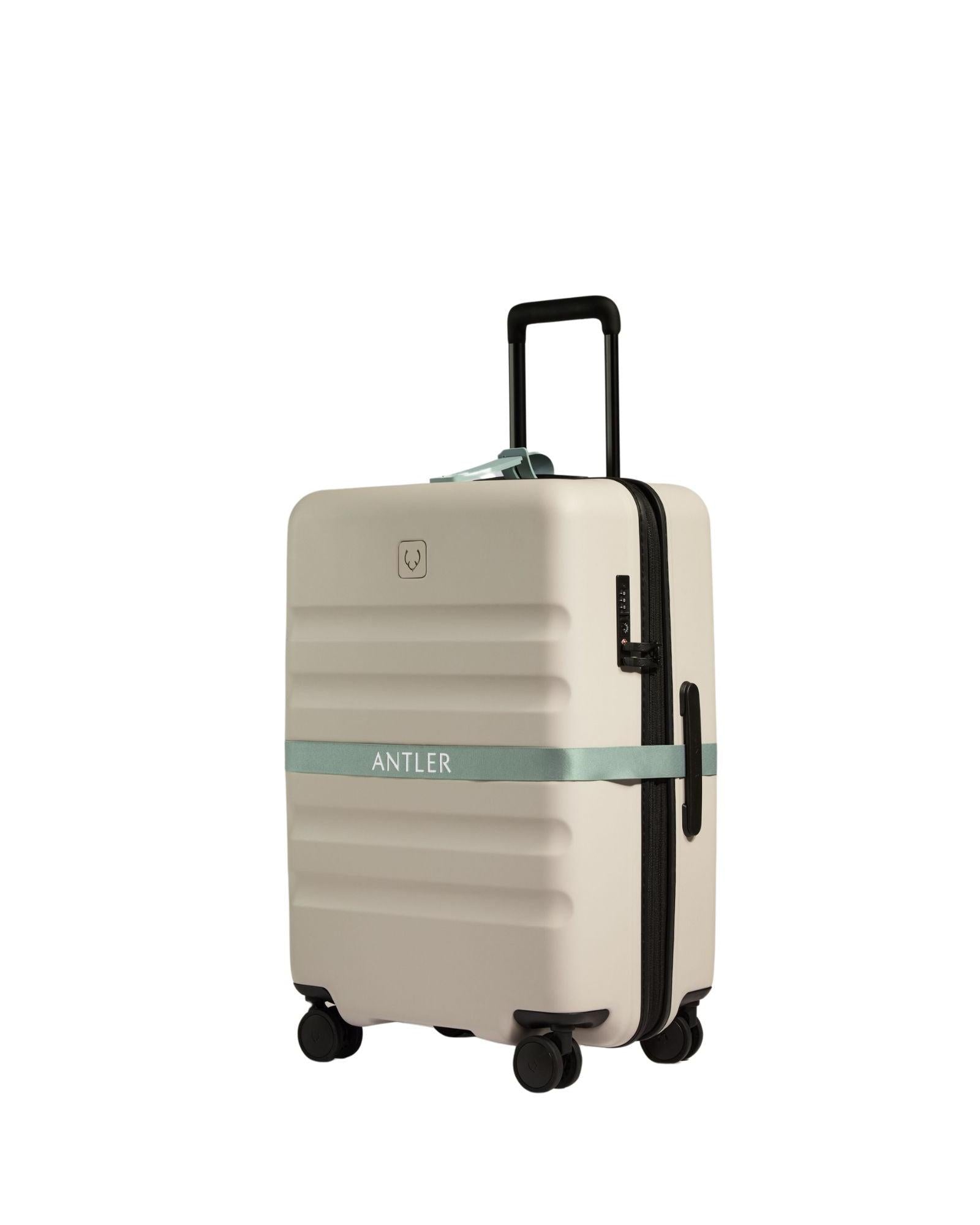 Antler Classic Luggage Strap - 35mm - Mist Blue Image 2
