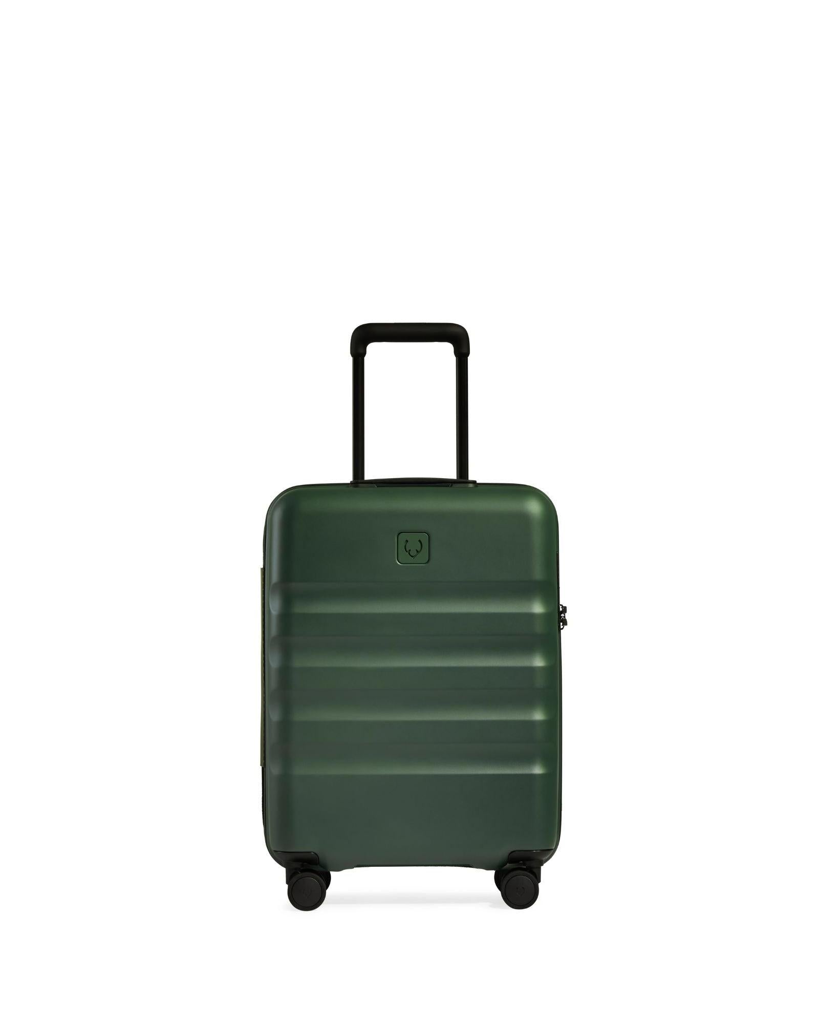 Antler Icon Stripe Expandable Hardside Carry-On Spinner Suitcase - 55cm - Green Front Image 2