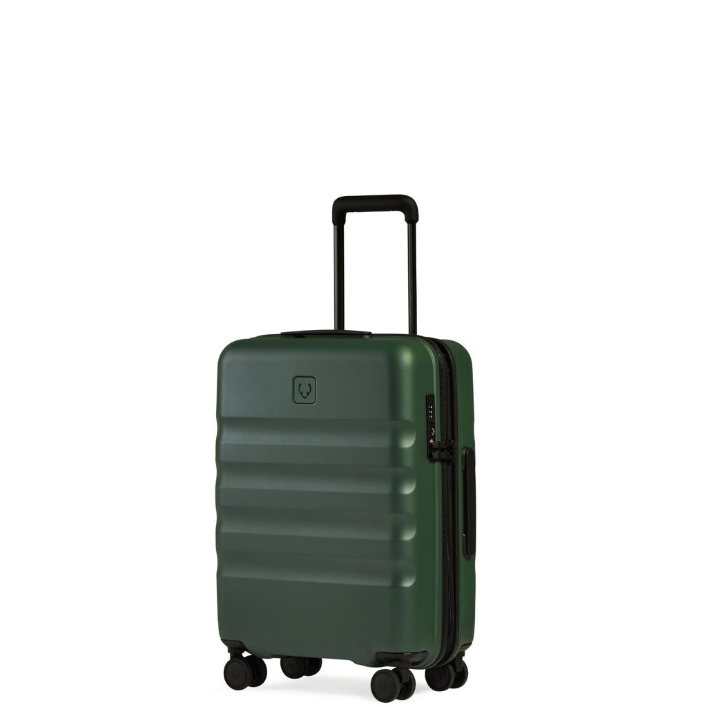 Antler Icon Stripe Expandable Hardside Carry-On Spinner Suitcase - 55cm - Green
