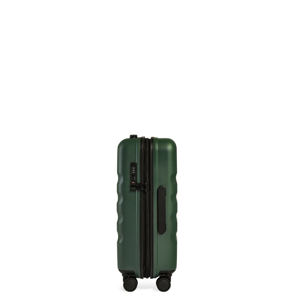 Antler Icon Stripe Expandable Hardside Carry-On Spinner Suitcase - 55cm - Green