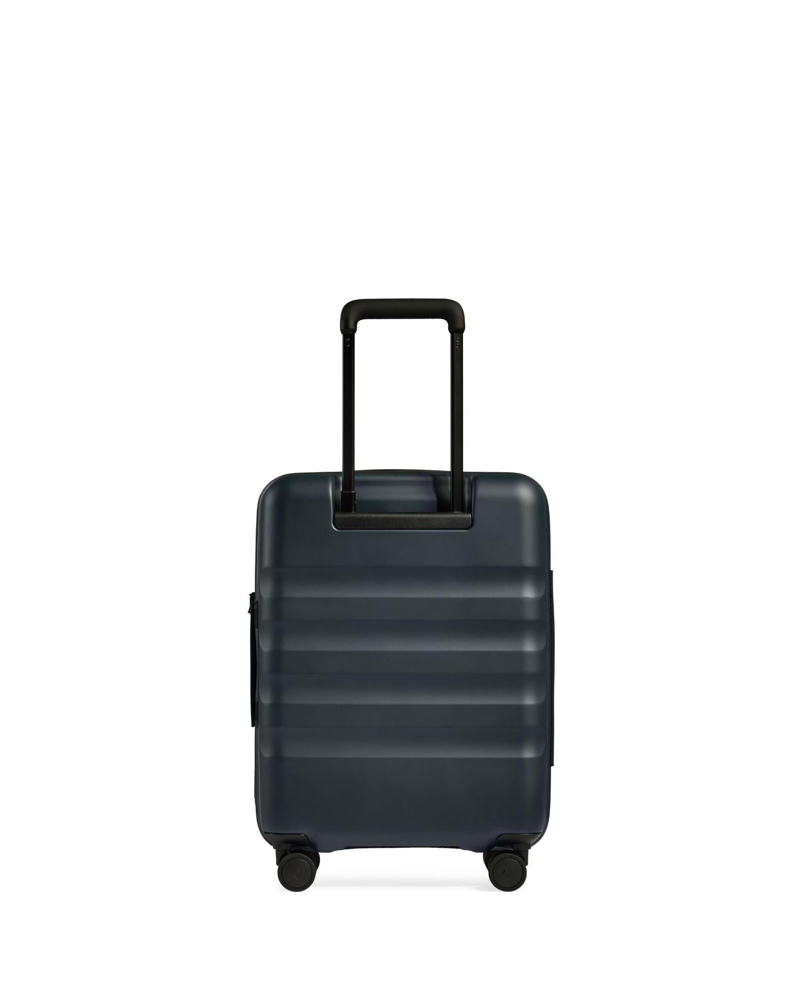 Antler Icon Stripe Expandable Hardside Carry-On Spinner Suitcase - 55cm - Indigo Blue Back Image 4