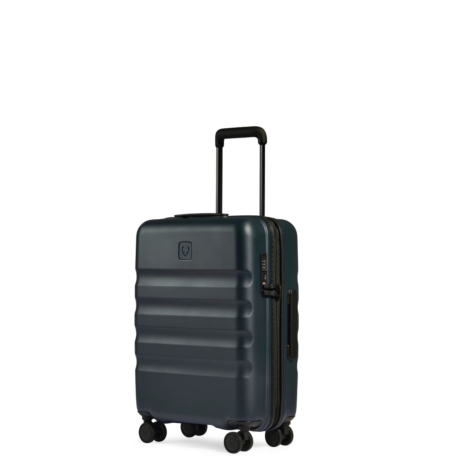 Antler Icon Stripe Expandable Hardside Carry-On Spinner Suitcase - 55cm - Indigo Blue