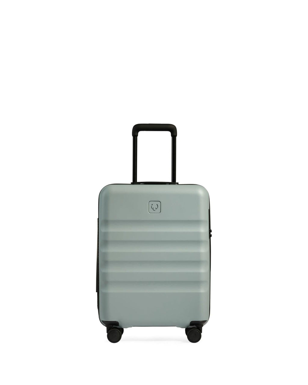 Antler Icon Stripe Expandable Hardside Carry-On Spinner Suitcase - 55cm - Mist Blue Front Image 3