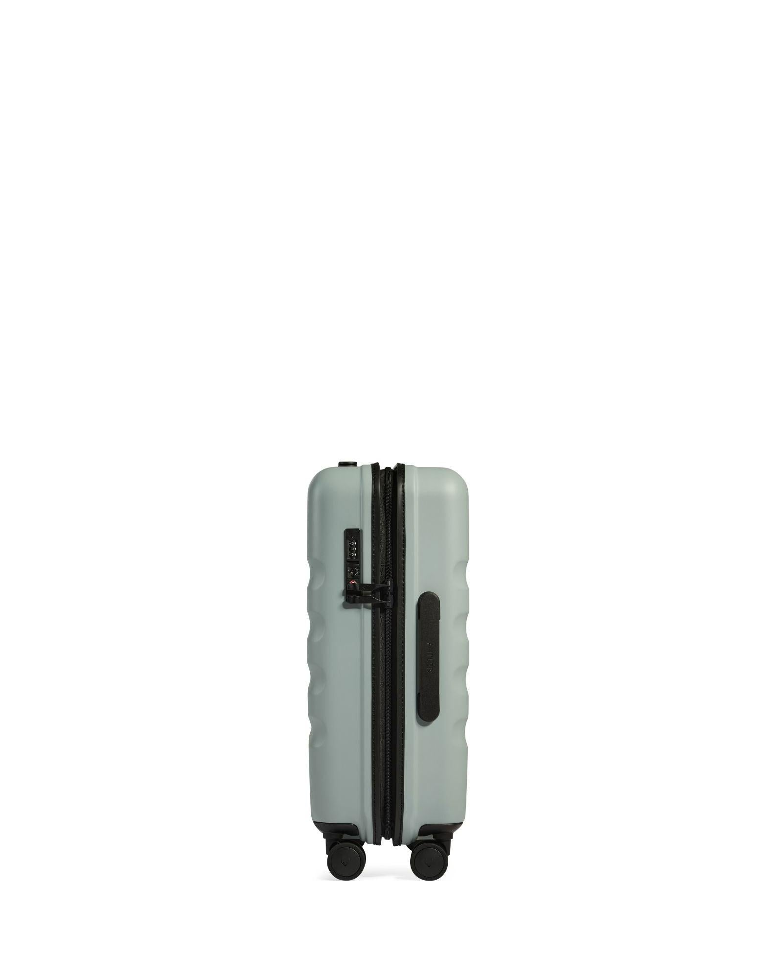 Antler Icon Stripe Expandable Hardside Carry-On Spinner Suitcase - 55cm - Mist Blue Image 5