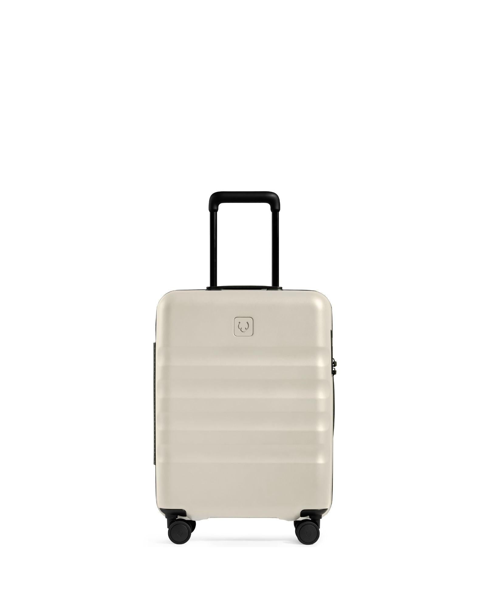 Antler Icon Stripe Expandable Hardside Carry-On Spinner Suitcase - 55cm - Taupe Front Image 2