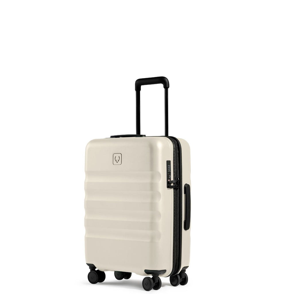 Antler Icon Stripe Expandable Hardside Carry-On Spinner Suitcase - 55cm - Taupe