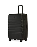 Antler Icon Stripe Expandable Hardside Large Spinner Suitcase - 78cm - Black Front Right Image 1