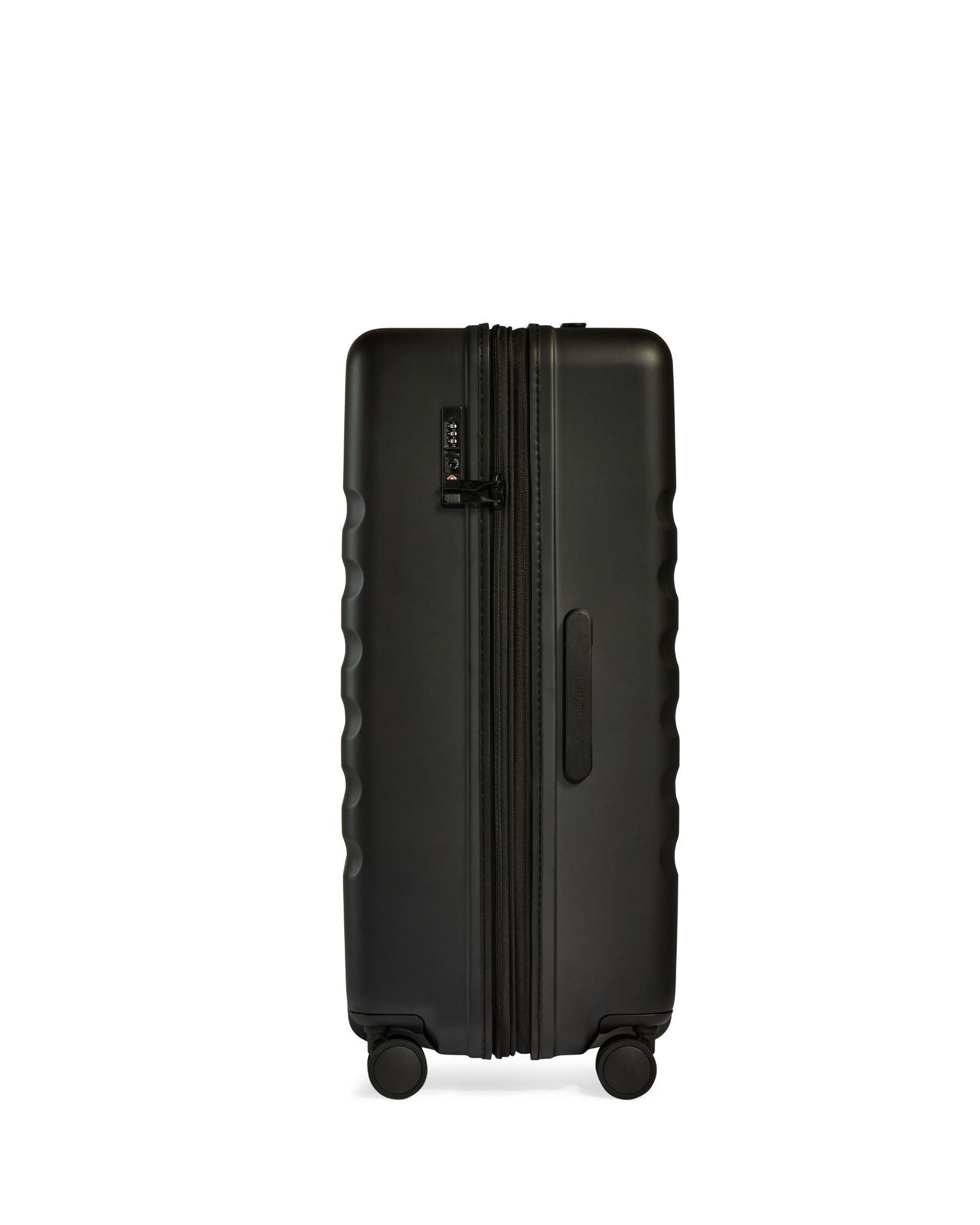 Antler Icon Stripe Expandable Hardside Large Spinner Suitcase - 78cm - Black Image 5