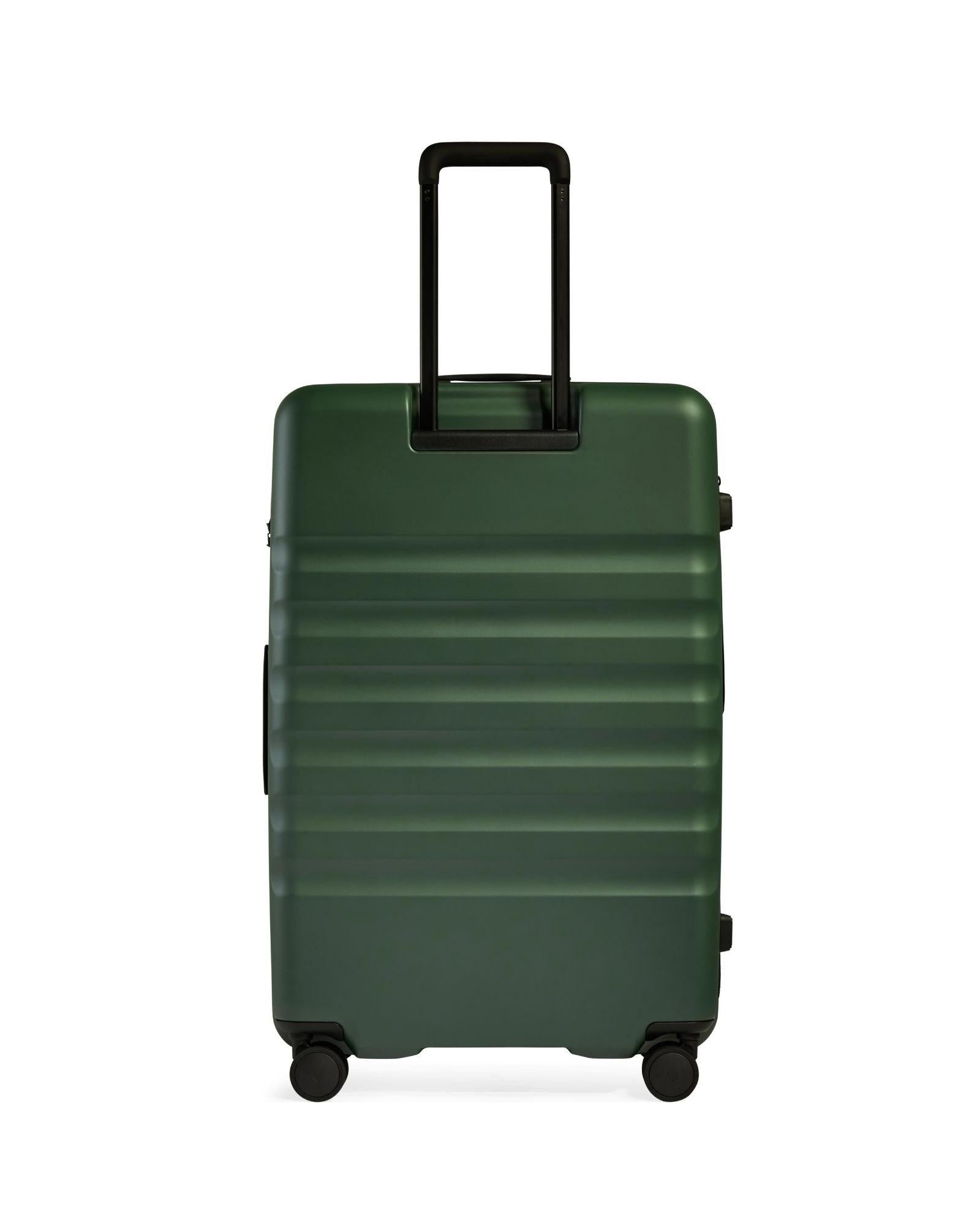 Antler Icon Stripe Expandable Hardside Large Spinner Suitcase - 78cm - Green Back Image 3