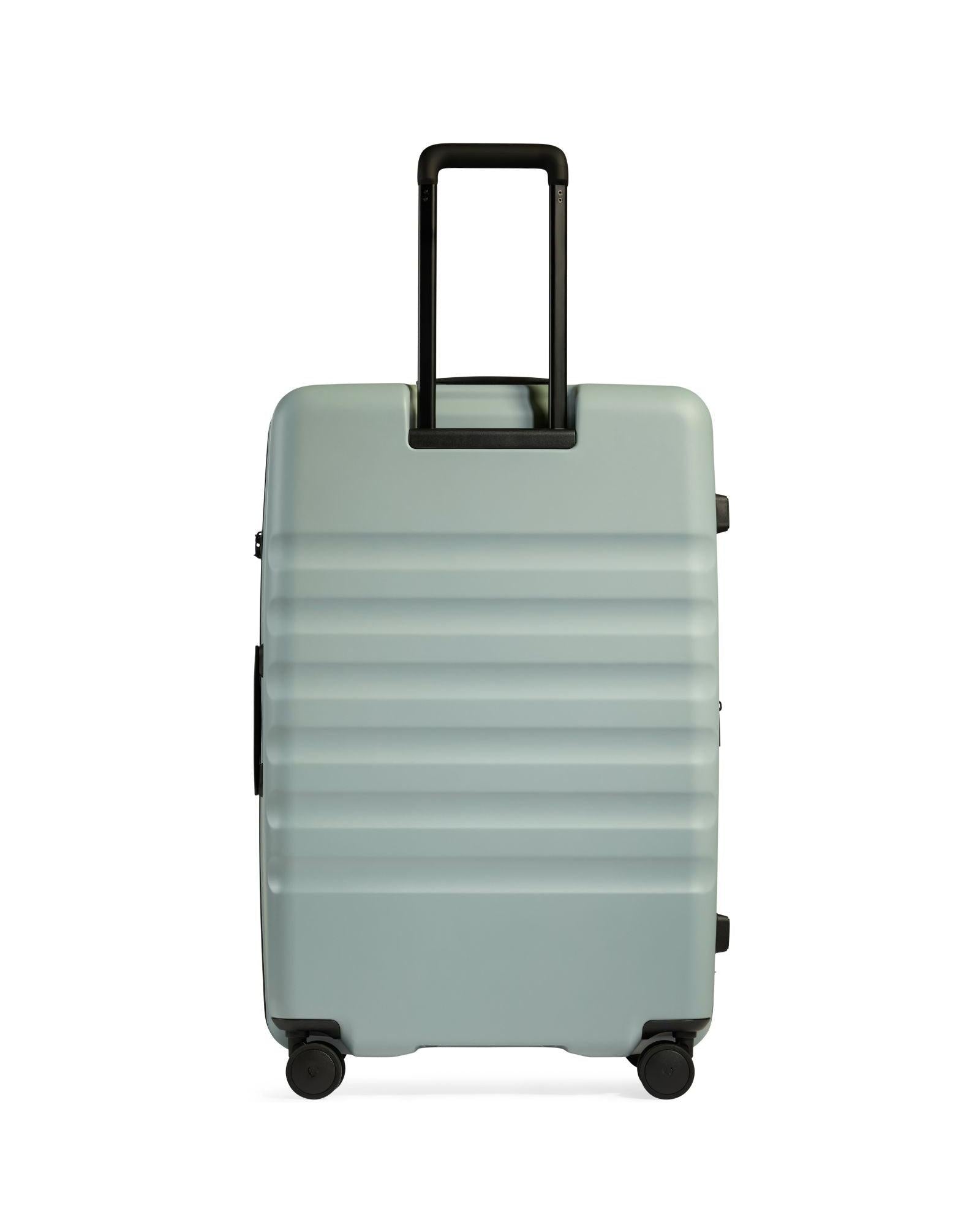 Antler Icon Stripe Expandable Hardside Large Spinner Suitcase - 78cm - Mist Blue Back Image 4