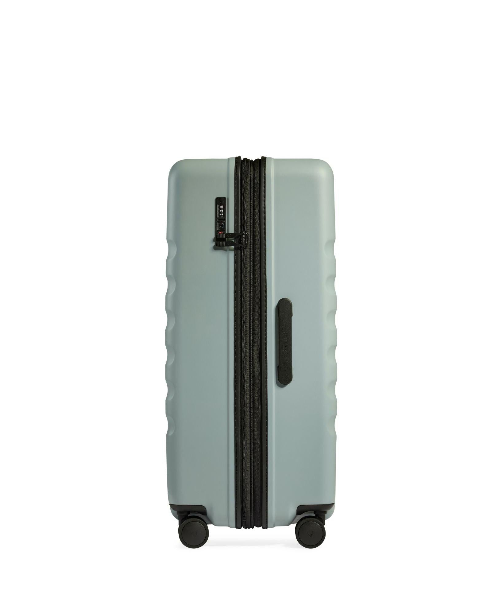 Antler Icon Stripe Expandable Hardside Large Spinner Suitcase - 78cm - Mist Blue Image 5