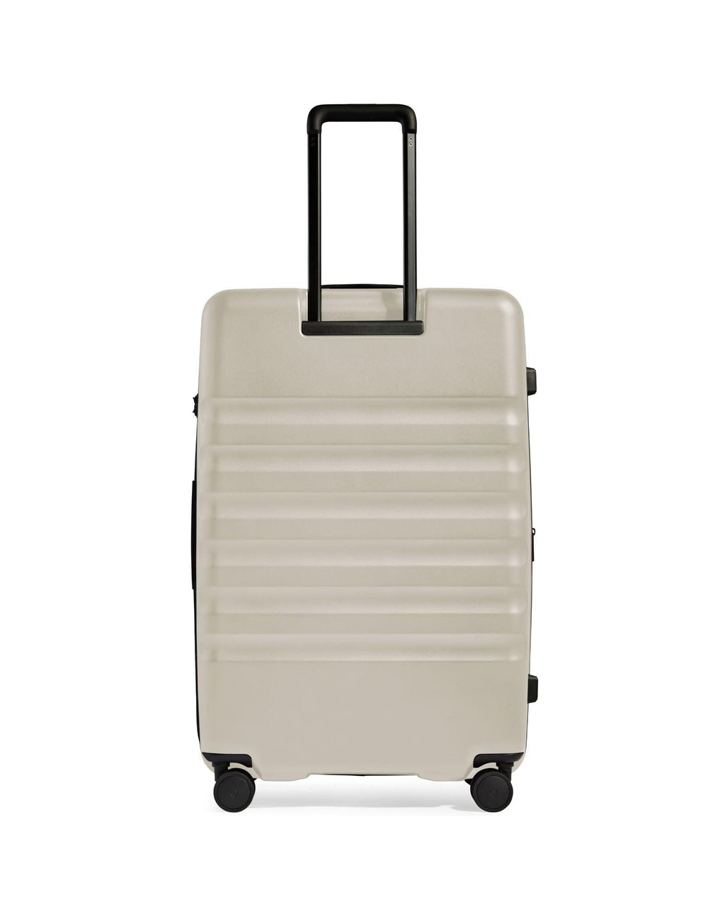 Antler Icon Stripe Expandable Hardside Large Spinner Suitcase - 78cm - Taupe Back Image 3