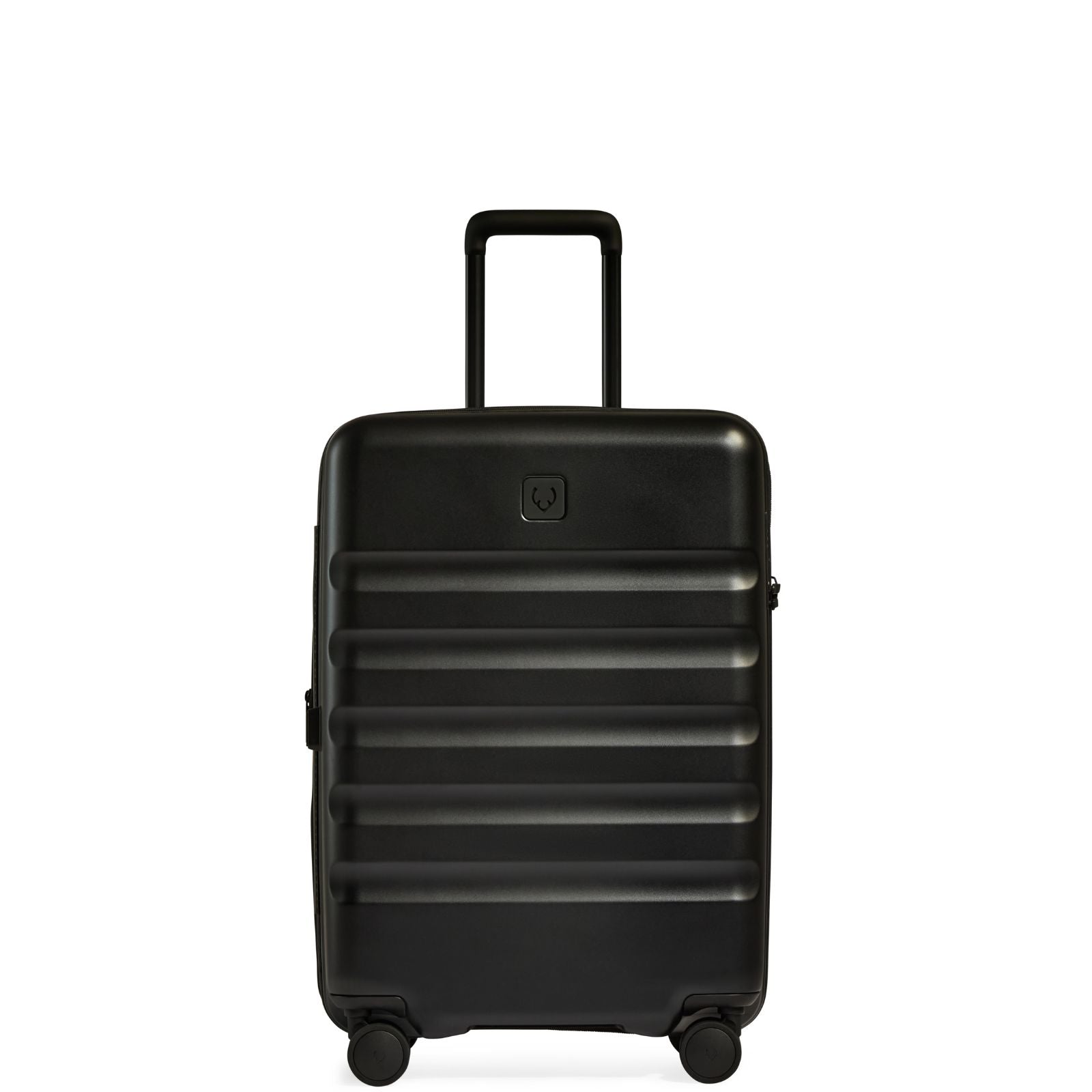 Antler Icon Stripe Expandable Hardside Medium Spinner Suitcase - 66cm - Black