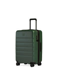 Antler Icon Stripe Expandable Hardside Medium Spinner Suitcase - 66cm - Green Front Right Image 1