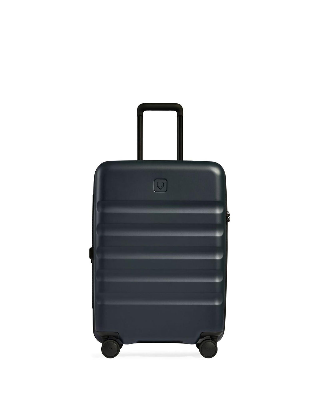Antler Icon Stripe Expandable Hardside Medium Spinner Suitcase - 66cm - Indigo Blue Front Image 3