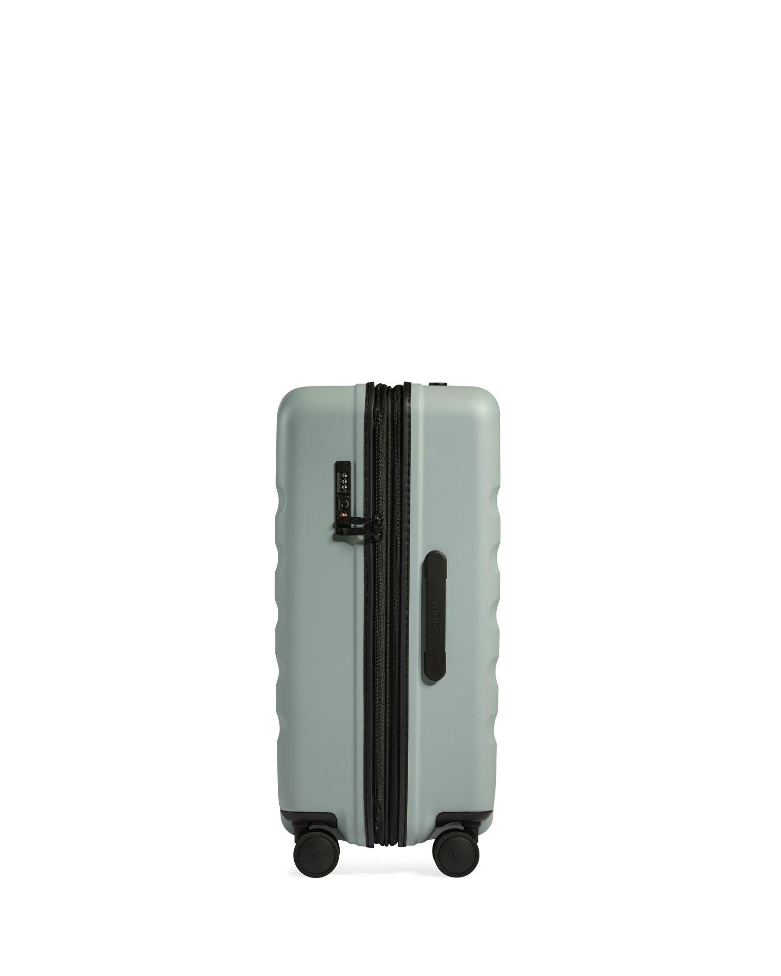 Antler Icon Stripe Expandable Hardside Medium Spinner Suitcase - 66cm - Mist Blue Image 4