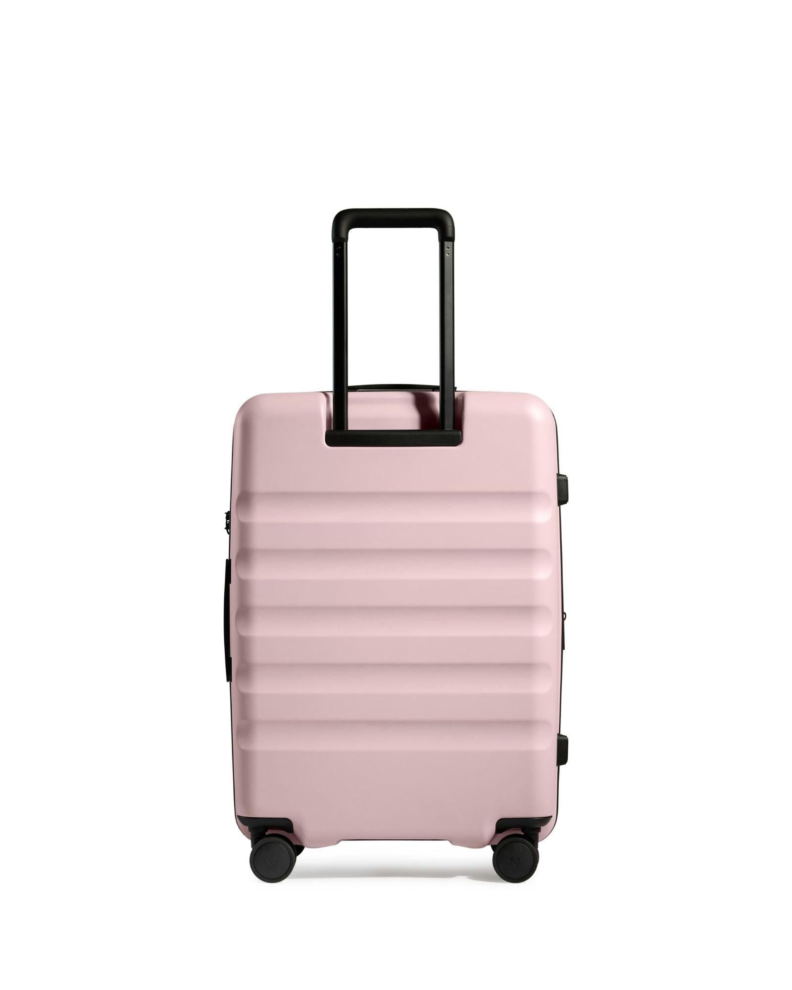 Antler Icon Stripe Expandable Hardside Medium Spinner Suitcase - 66cm - Moorland Pink Back Image 4