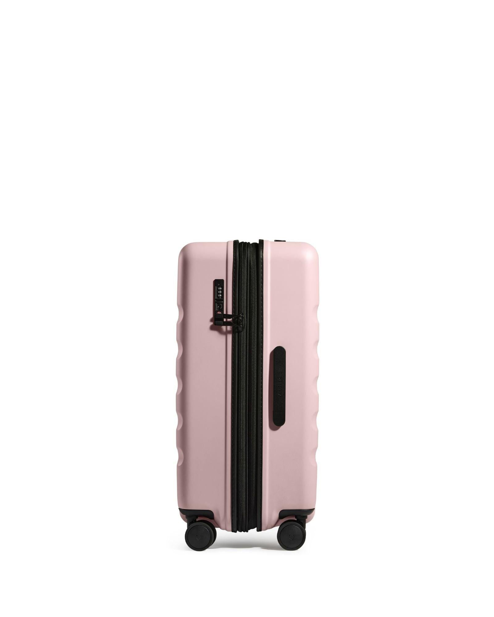 Antler Icon Stripe Expandable Hardside Medium Spinner Suitcase - 66cm - Moorland Pink Image 5