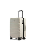 Antler Icon Stripe Expandable Hardside Medium Spinner Suitcase - 66cm - Taupe Front Right Image 1