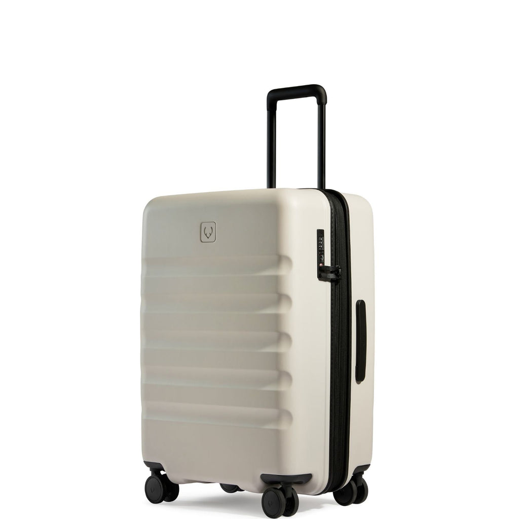 Antler Icon Stripe Expandable Hardside Medium Spinner Suitcase - 66cm - Taupe