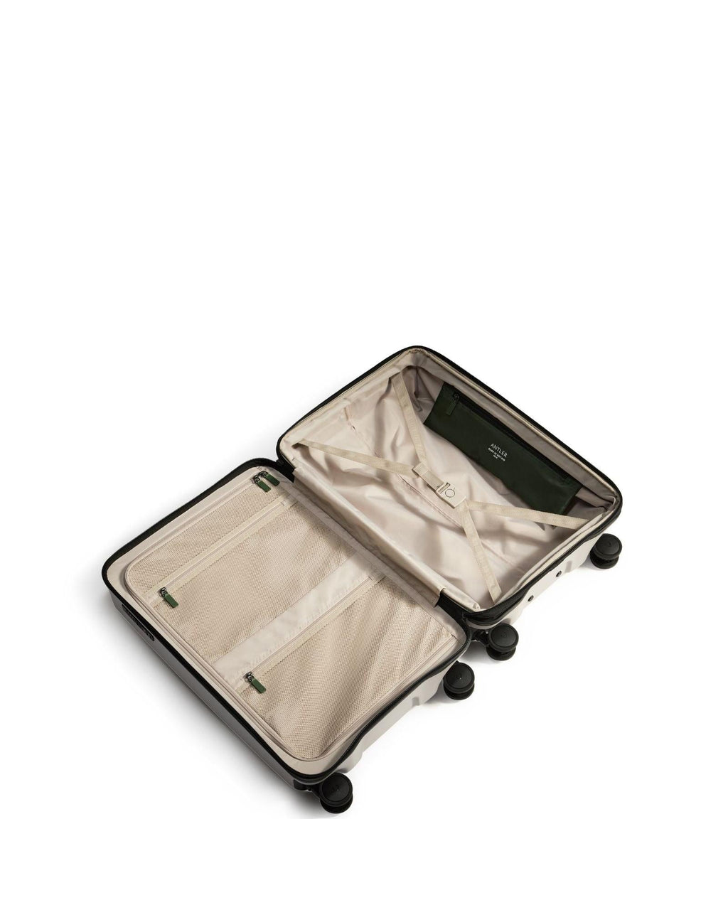 Antler Icon Stripe Expandable Hardside 3-Piece Spinner Luggage Set - Taupe Interior Image 5
