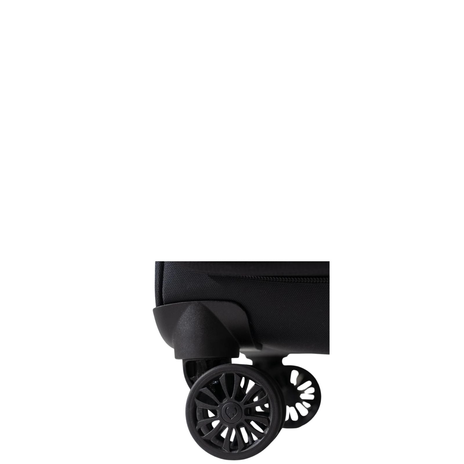 Antler Soft Stripe 2.0 Expandable Softside Carry-On Spinner Suitcase - 55cm - Black