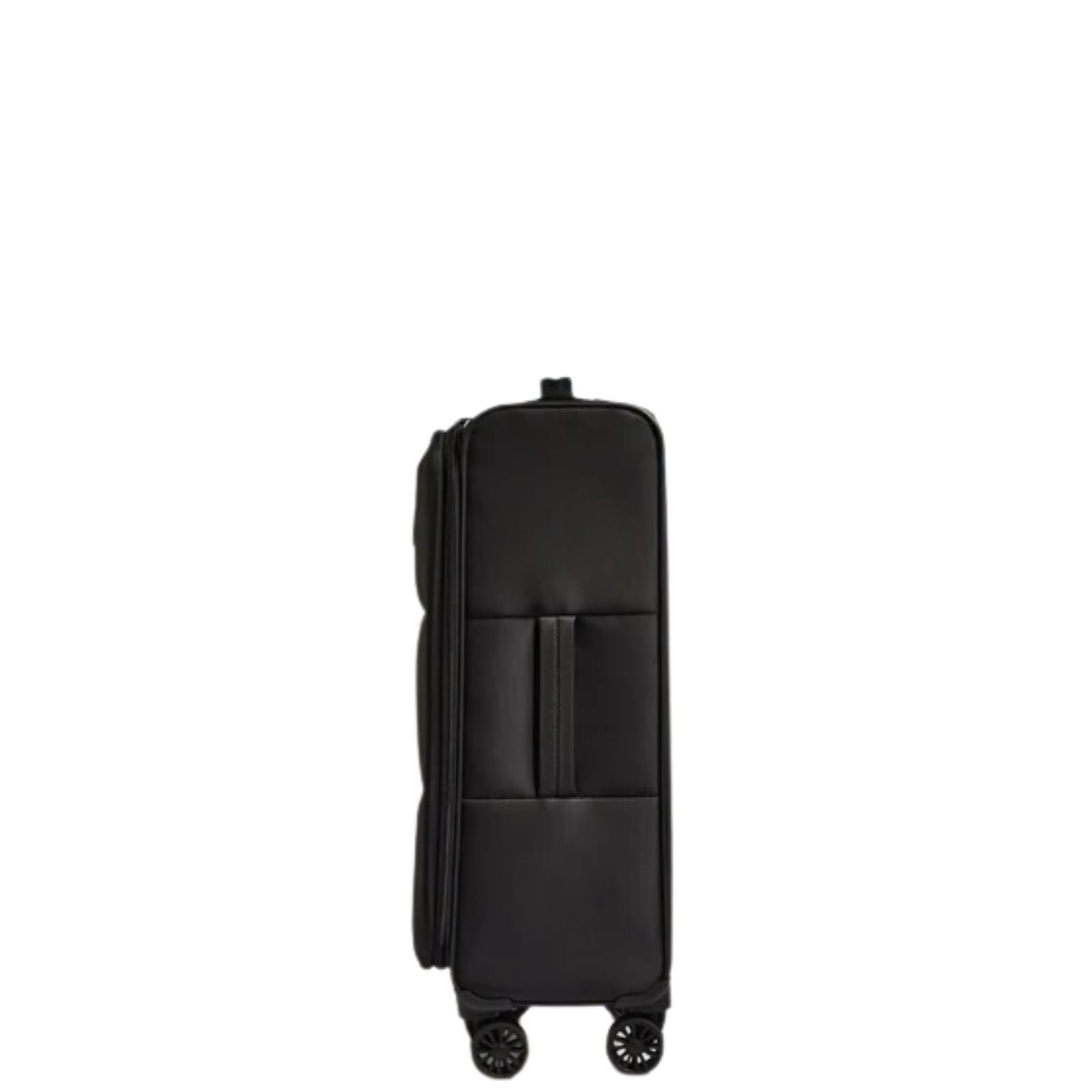 Antler Soft Stripe 2.0 Expandable Softside Medium Spinner Suitcase - 69cm - Black