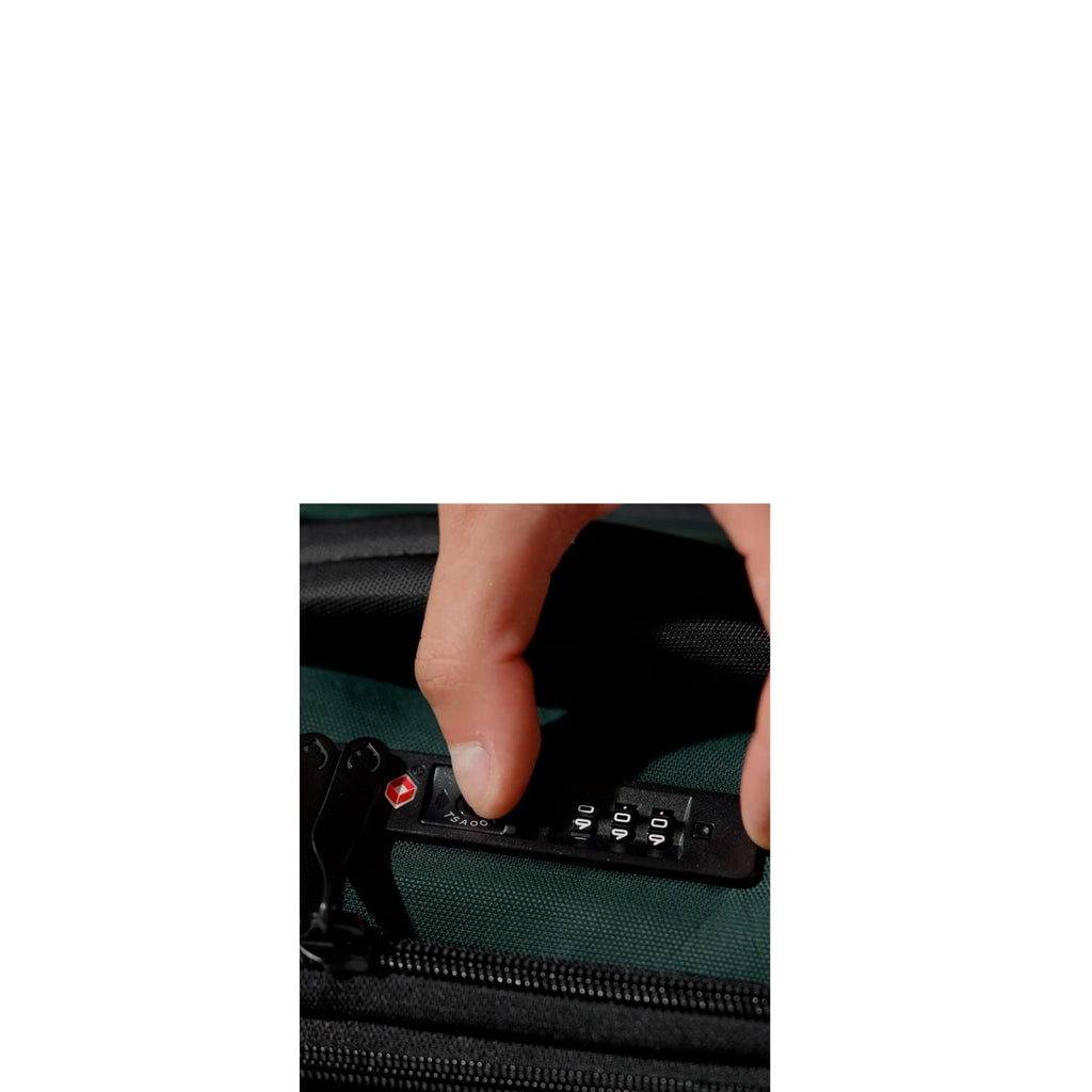 Antler Soft Stripe 2.0 Expandable Softside Carry-On Spinner Suitcase - 55cm - Green