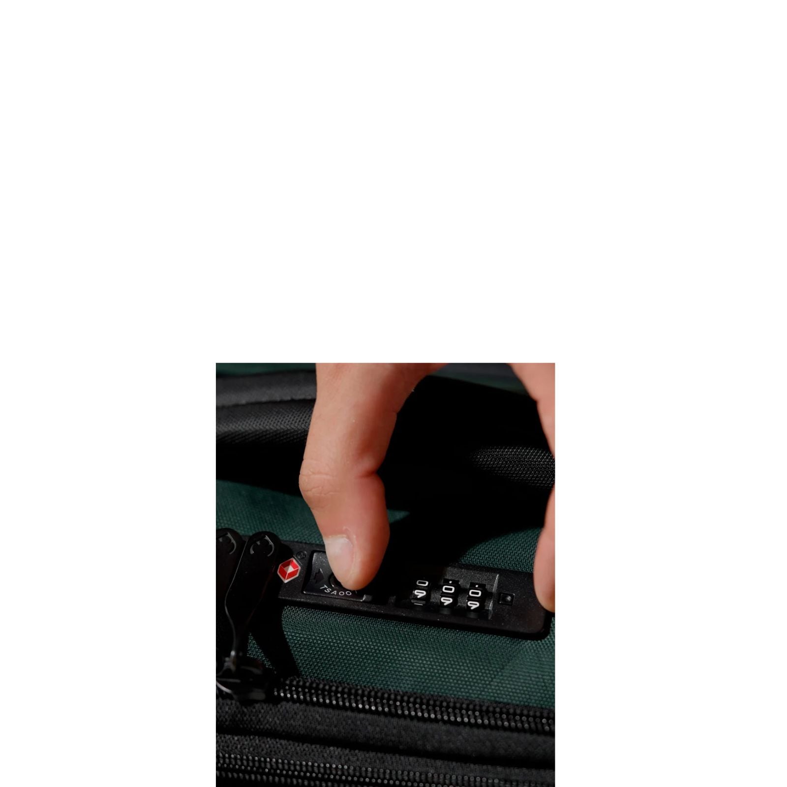 Antler Soft Stripe 2.0 Expandable Softside Carry-On Spinner Suitcase - 55cm - Green